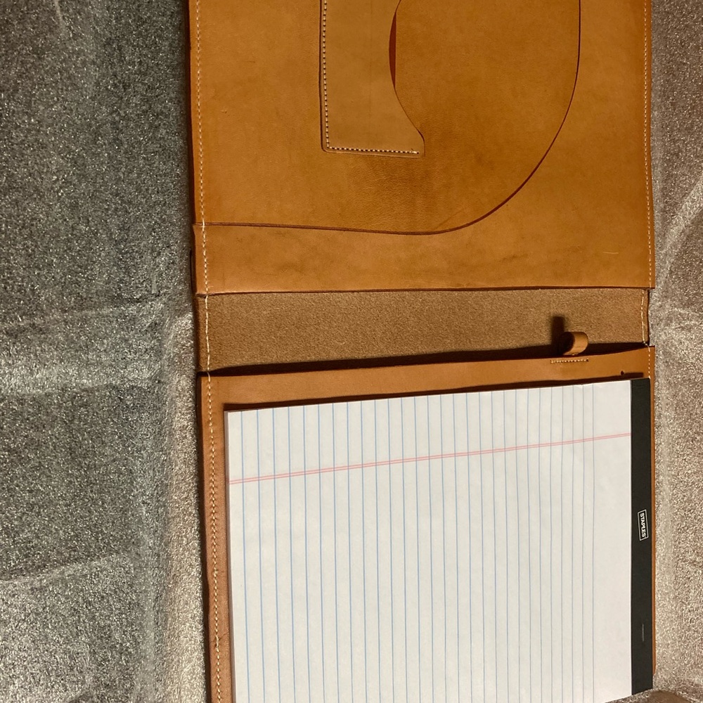 Tooled leather notebook - Picture 3 of 3